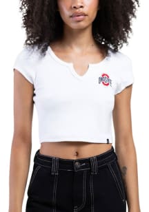 Ohio State Buckeyes White Hype and Vice Cali Short Sleeve T-Shirt