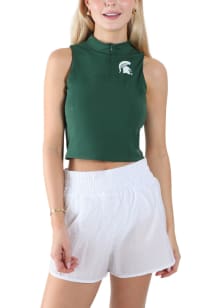 Womens Michigan State Spartans Green Hype and Vice Rush Tank Top