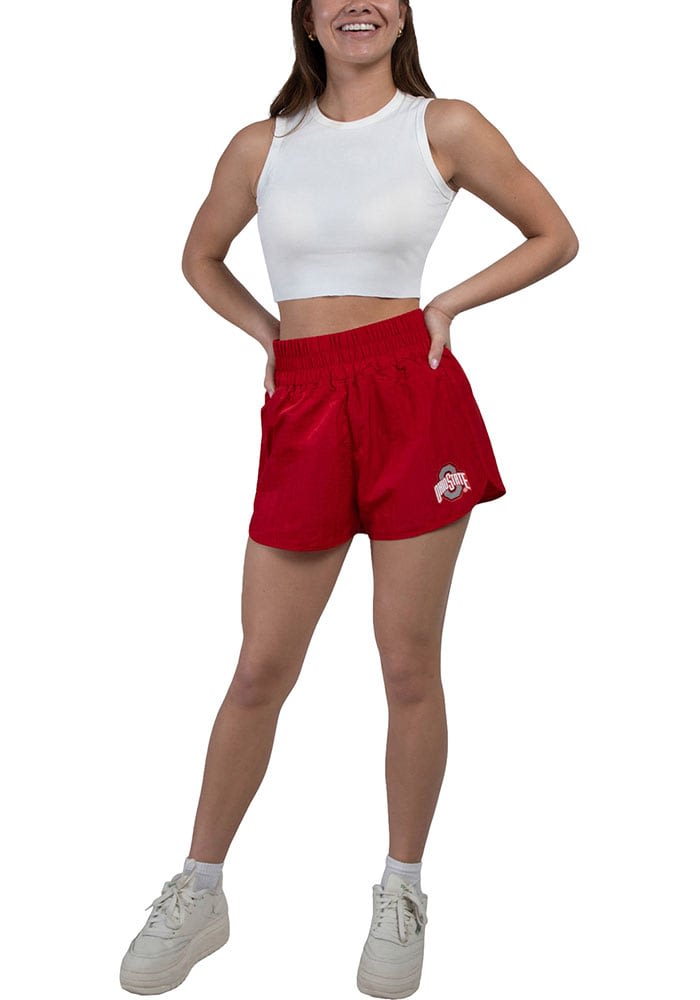 Hype and Vice Ohio State Buckeyes Womens Red Boxer Shorts