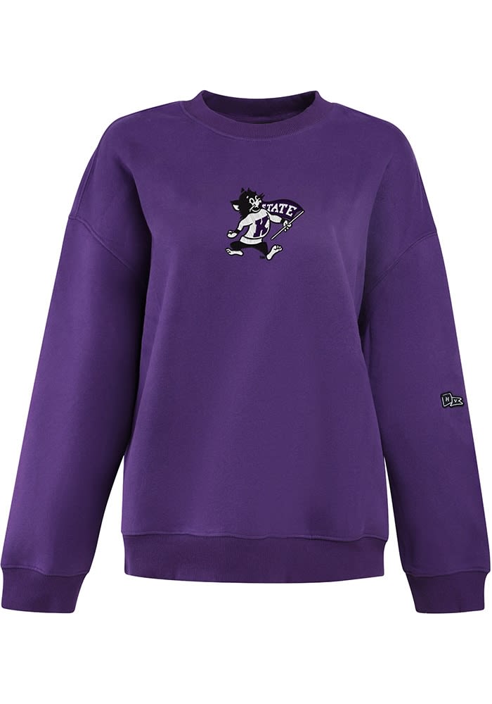 K-State Wildcats Hype and Vice Crew Sweatshirt Womens PURPLE