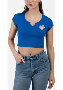 Hype and Vice FC Cincinnati Womens Blue Cali Short Sleeve T-Shirt