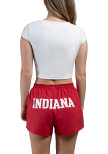 Hype and Vice Indiana Hoosiers Womens Cardinal Soffee Shorts Shorts
