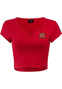 Maryland Terrapins Red Hype and Vice Micro Short Sleeve T-Shirt