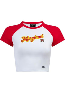 Maryland Terrapins Red Hype and Vice Baseball Short Sleeve T-Shirt