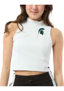 Womens Michigan State Spartans White Hype and Vice Belle Tank Top