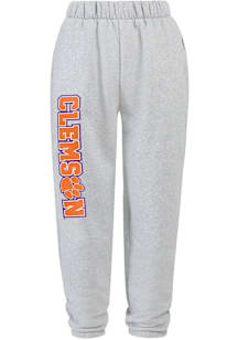 Hype and Vice Clemson Tigers Womens Classic Grey Sweatpants