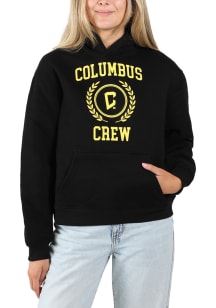 Hype and Vice Columbus Crew Womens Black Classic Hooded Sweatshirt