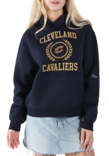 Hype and Vice Cleveland Cavaliers Womens Navy Blue Classic Hooded Sweatshirt