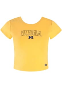 Michigan Wolverines Gold Hype and Vice Comeback Short Sleeve T-Shirt