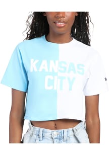 Hype and Vice Kansas City Womens Blue Brandy Tee Short Sleeve T-Shirt