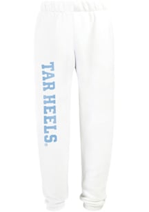 Hype and Vice North Carolina Tar Heels Womens Classic White Sweatpants