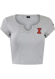 Illinois Fighting Illini Ash Hype and Vice Cali Short Sleeve T-Shirt