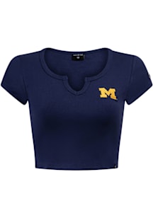 Michigan Wolverines Blue Hype and Vice Cali Short Sleeve T-Shirt