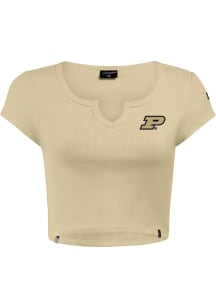 Purdue Boilermakers Tan Hype and Vice Cali Short Sleeve T-Shirt
