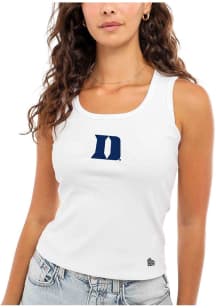 Hype and Vice Duke Blue Devils Womens White MVP Tank Top