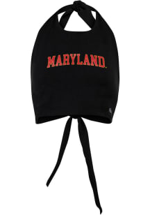 Womens Maryland Terrapins Black Hype and Vice Halter Tank Top