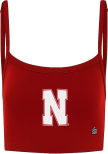 Womens Nebraska Cornhuskers  Hype and Vice Front and Center Tank Top