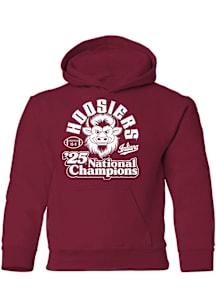 Summit Sportswear Indiana Hoosiers Youth Crimson 2025 College Football National Champions Vintage..