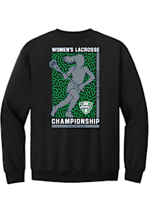 Summit Sportswear MAC Mens Black Lacrosse Championship 2026 Long Sleeve Crew Sweatshirt