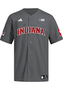Adidas Indiana Hoosiers Mens Dark Grey Replica Baseball Jersey
