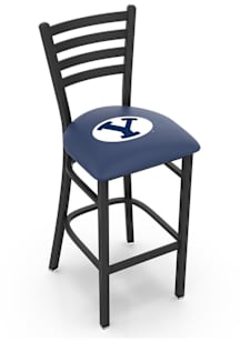 BYU Cougars Stationary Pub Stool - Black
