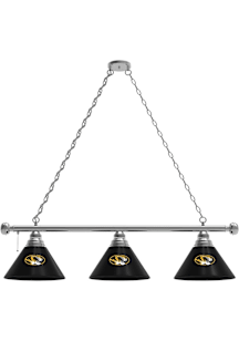 Missouri Tigers 3 Shade Silver Billiard Lamp