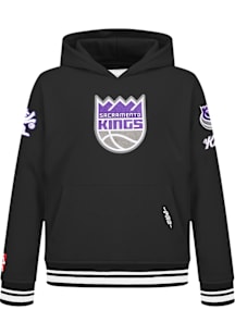 Pro Standard Sacramento Kings Youth Black Retro Classics Long Sleeve Hoodie