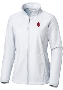 Columbia Indiana Hoosiers Womens White Heat Seal Kruser Ridge Light Weight Jacket
