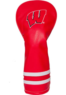 Red Wisconsin Badgers Vintage Fairway Golf Headcover
