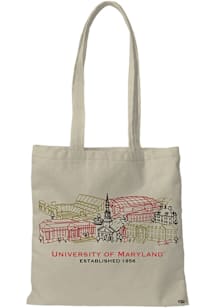 Maryland Terrapins White Campus Tote
