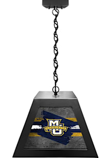 Marquette Golden Eagles Pendant Black Billiard Lamp