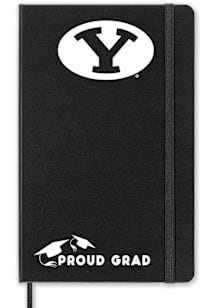 BYU Cougars Proud Grad team logo Notebook and Folder - Black