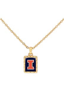 Illinois Fighting Illini Vivian Gold Necklace