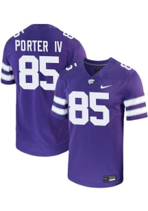 Larry  Porter IV Nike Mens Purple K-State Wildcats NIL Football Jersey