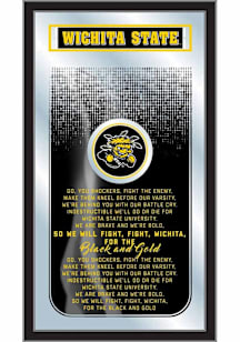 Wichita State Shockers Fight Song Hanging Back Bar Mirror