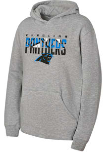 Carolina Panthers Youth Grey Gameday Long Sleeve Hoodie