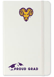West Chester Golden Rams Proud Grad team logo Notebook and Folder - White