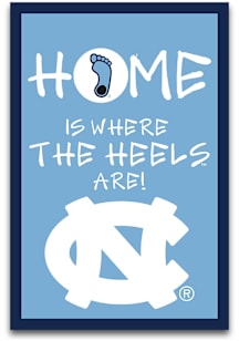 North Carolina Tar Heels Home Is Where Garden Flag - Light Blue