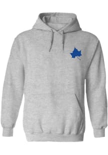 Vive La Fete Indiana State Sycamores Womens Ash Impressions Hooded Sweatshirt
