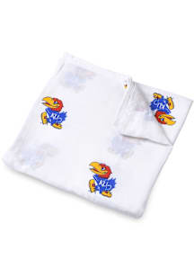 Kansas Jayhawks Muslin Swaddle Baby Blanket