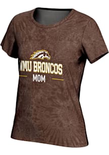 ProSphere Western Michigan Broncos Womens Brown MOM Short Sleeve T-Shirt