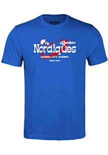 Levelwear Quebec Nordiques Youth Blue Richmond Jr Orbital Short Sleeve T-Shirt