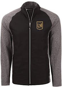 Cutter and Buck Los Angeles FC Mens Black Adapt Eco Big and Tall Light Weight Jacket