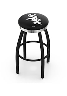 Chicago White Sox Chrome Seat Pub Stool - Black