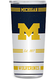 Michigan Wolverines 22oz Vintage Rally Stainless Steel Tumbler - Navy Blue