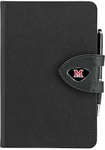 Miami RedHawks Gift Box Classic Notebook and Folder - Black