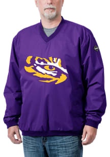 LSU Tigers Mens Purple Franchise Logo Windshell Light Weight Jacket