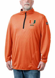 Miami Hurricanes Mens Orange Flow Thermatec Light Weight Jacket