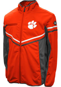 Clemson Tigers Mens Orange Drive Softshell Medium Weight Jacket