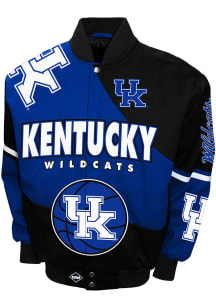 Kentucky Wildcats Mens Blue Rusher Twill Medium Weight Jacket